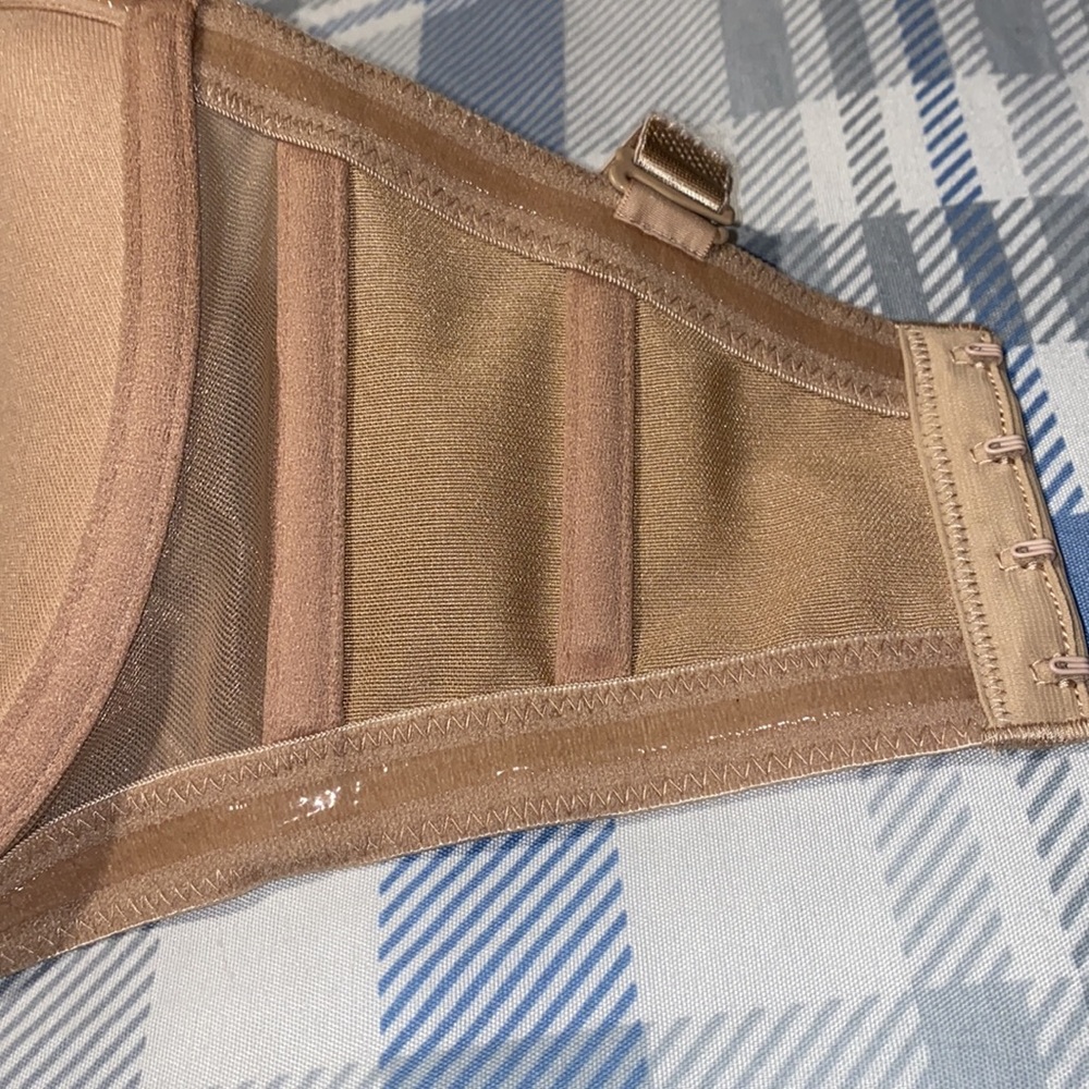 Le Mystere Soirée Strapless Bra 32 H Natural BNWT - Picture 7 of 12